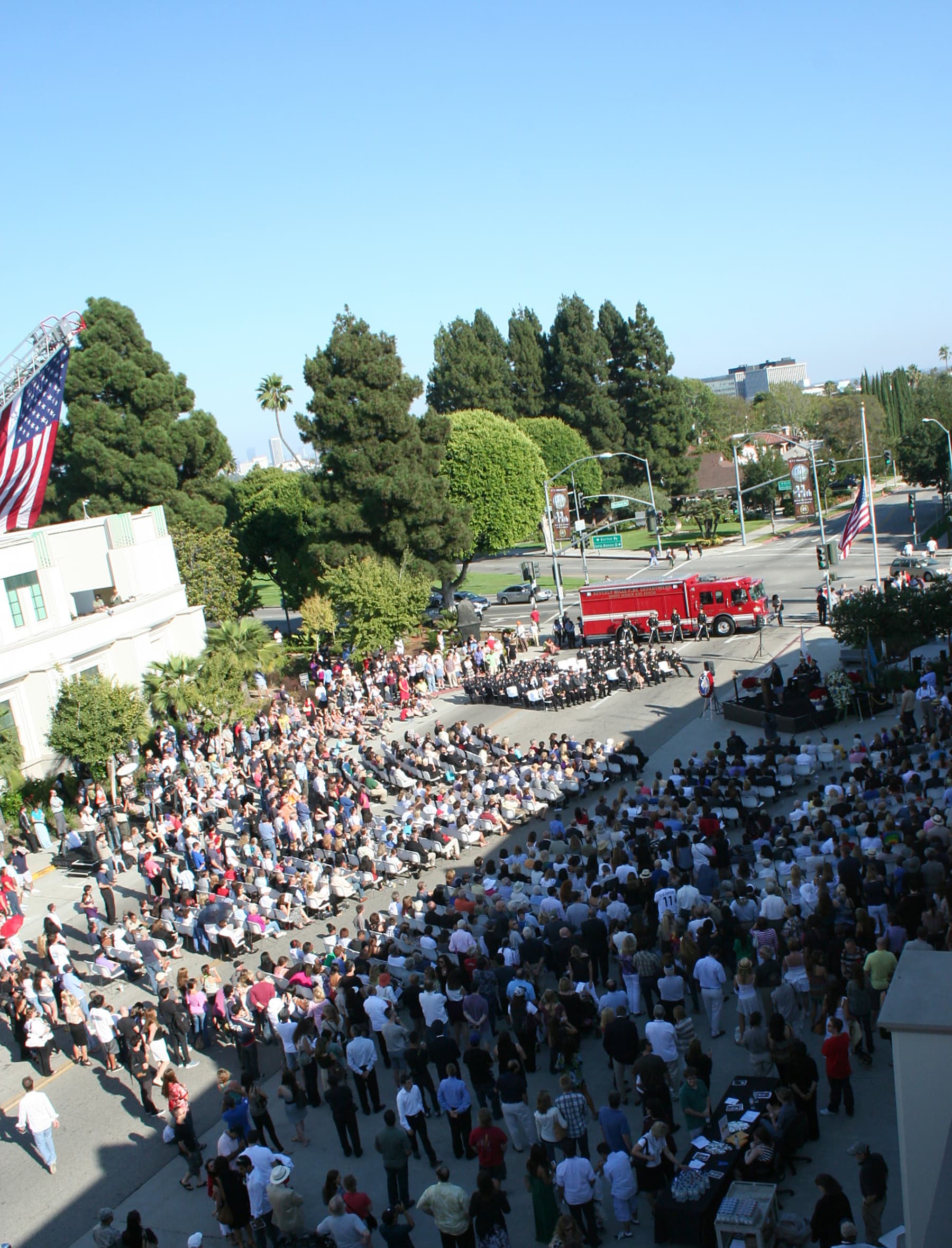 Beverly Hills 9/11 Memorial Garden annual ceremony