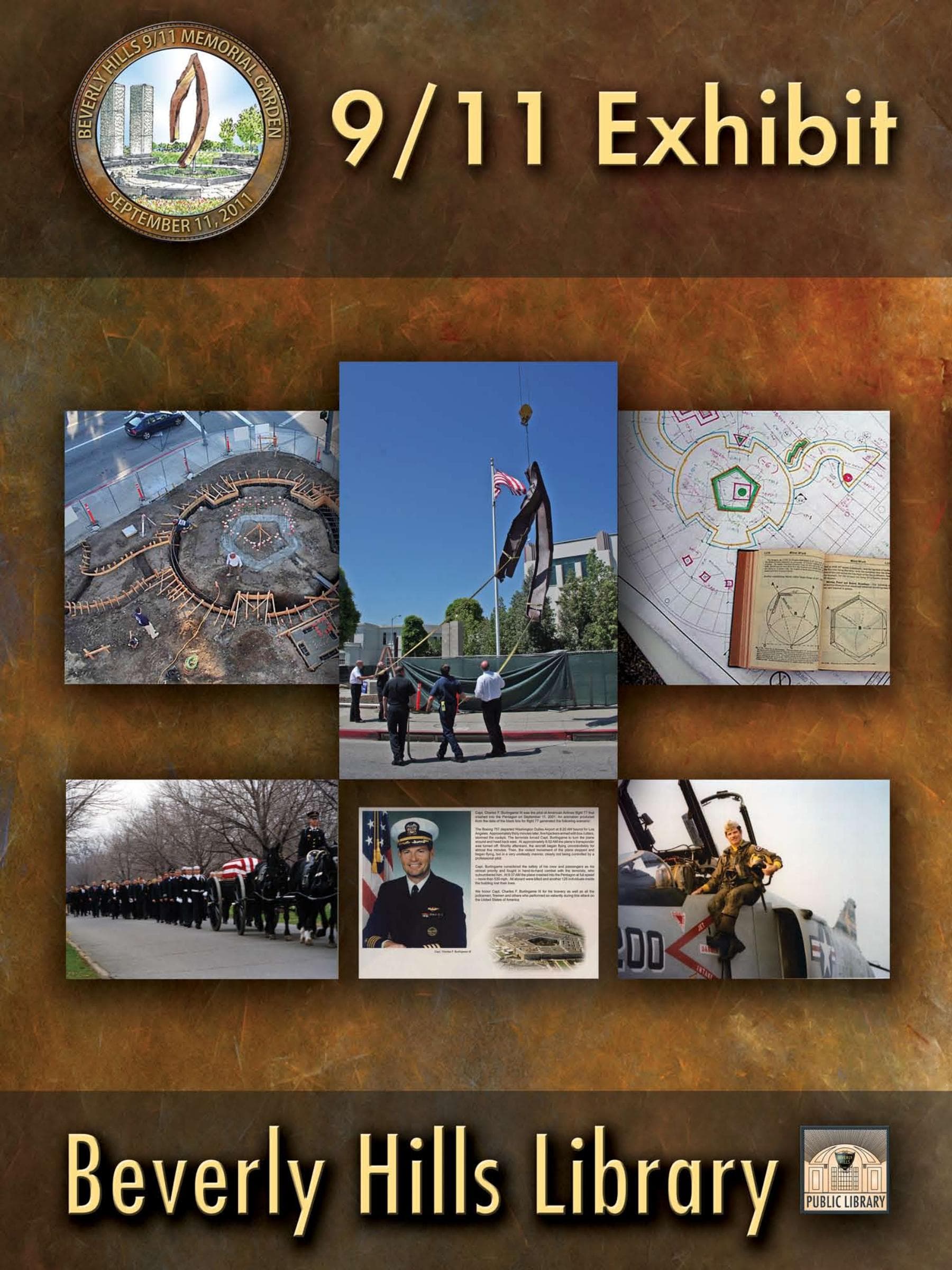 9/11 Exhibit at Beverly Hills Public Library poster