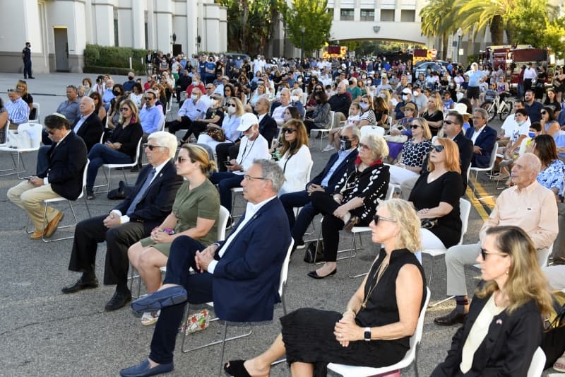 Beverly Hills honor guard at the annual 9/11 remembrance ceremony